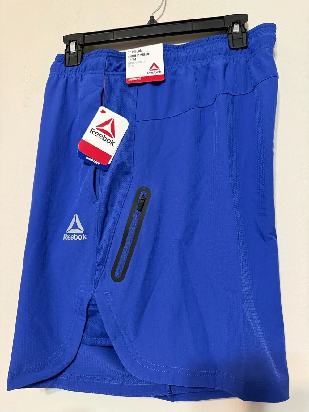 Reebok Royal Blue Men’s Athletic Shorts